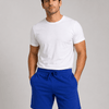 Adult Basic Fleece Jogger Shorts - Royal Blue