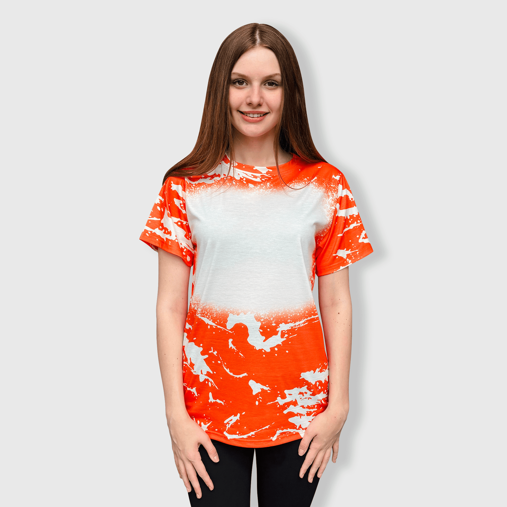 ILTEX Apparel Adult Clothing Scrunched Faux Bleached Tees