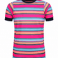 ILTEX Apparel Adult Clothing Serape Black Short Sleeve Top