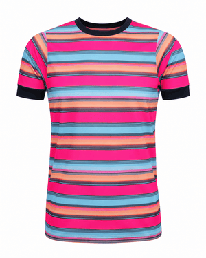 ILTEX Apparel Adult Clothing Serape Black Short Sleeve Top