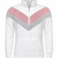 ILTEX Apparel Adult Clothing Sherpa V-Pannel Pink White Pullover Women