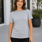 ILTEX Apparel Adult Clothing Silver / Small Adult Cotton-Feel Polyester Tee