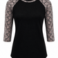 ILTEX Apparel Adult Clothing Snake Print Black Polyester Top