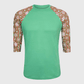 ILTEX Apparel Adult Clothing Snowflakes Striped Green Red Polyester Top