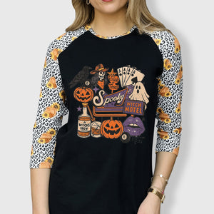 ILTEX Apparel Adult Clothing Spooky Witch Motel Tee