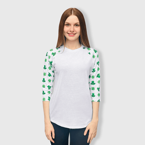 ILTEX Apparel Adult Clothing St. Patrick's Clover Hat White Polyester Top