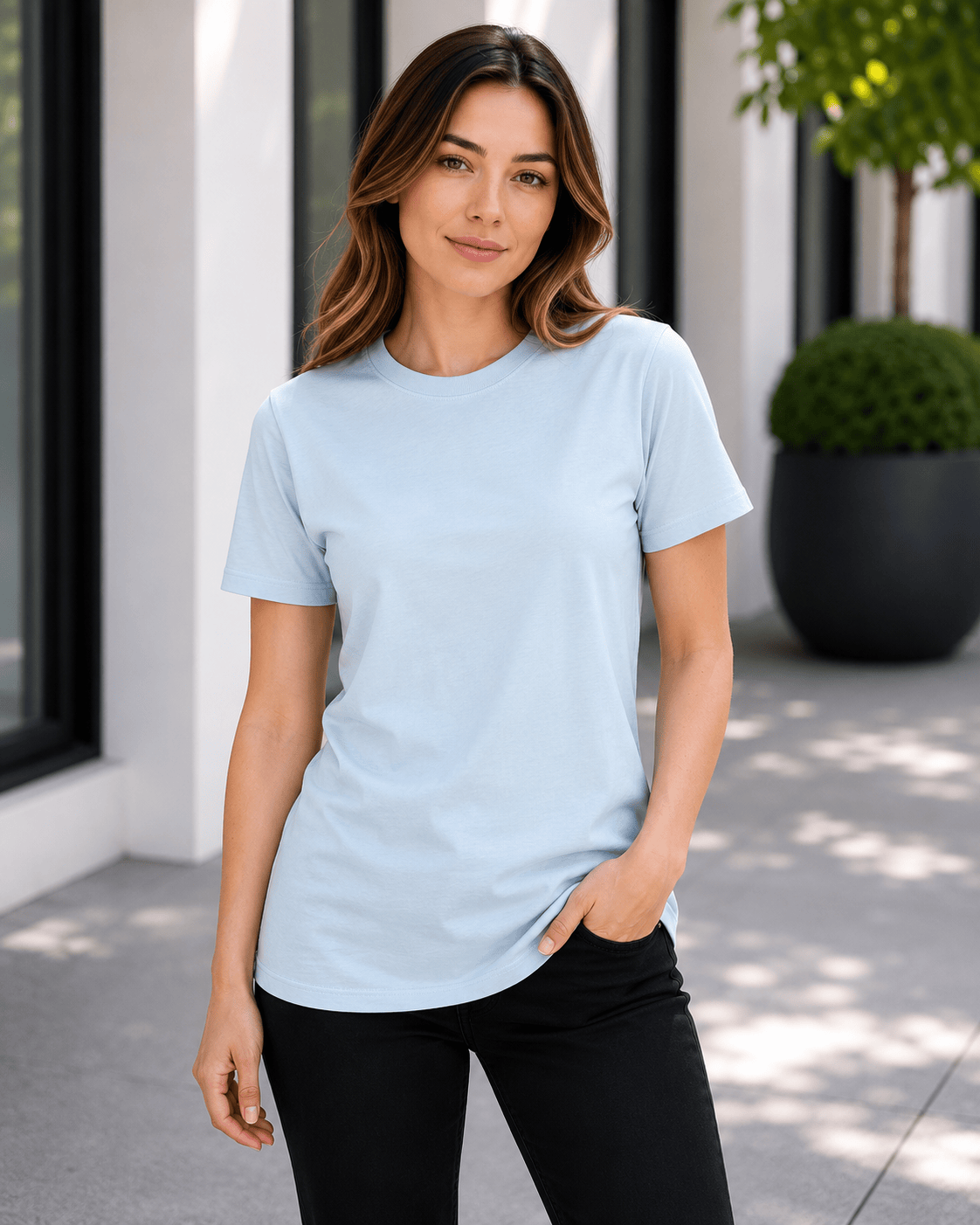 ILTEX Apparel Adult Clothing Steel Blue / Small Adult Cotton-Feel Polyester Tee