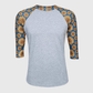 ILTEX Apparel Adult Clothing Sunflower Gray Teal Polyester Top