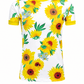 ILTEX Apparel Adult Clothing Sunflower White Short Sleeve Top