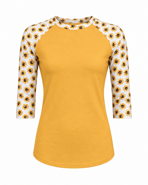 ILTEX Apparel Adult Clothing Sunflower Yellow Polyester Top