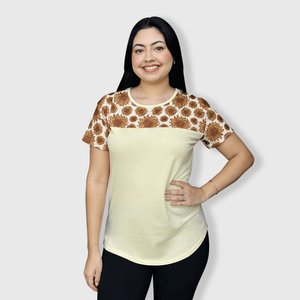 ILTEX Apparel Adult Clothing Sunflower Yellow Short Sleeve Top