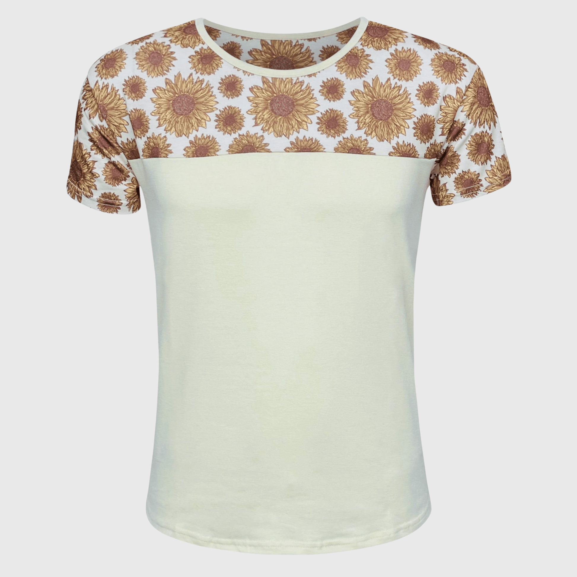 ILTEX Apparel Adult Clothing Sunflower Yellow Short Sleeve Top
