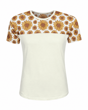 ILTEX Apparel Adult Clothing Sunflower Yellow Short Sleeve Top