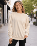 ILTEX Apparel Adult Clothing Tan / Small Adult Cotton-Feel Polyester Sweatshirt | 17 Colors
