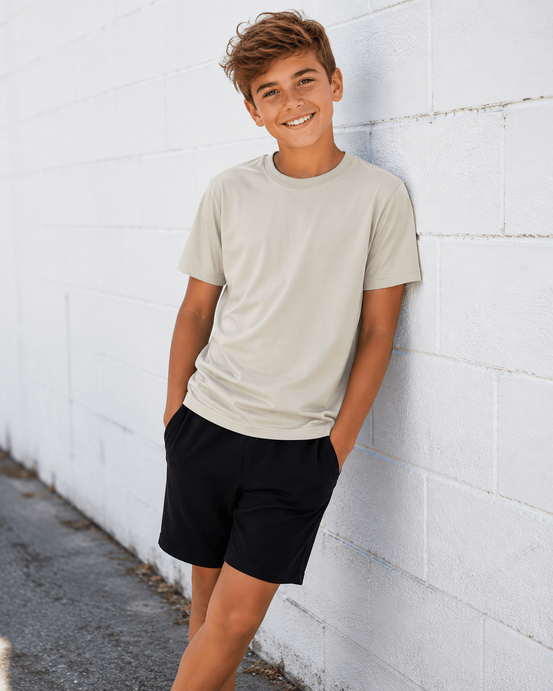 ILTEX Apparel Adult Clothing Tan / Y-Small 100% Polyester Cotton Feel Tees (Colors) - Youth