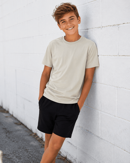 ILTEX Apparel Adult Clothing Tan / Y-Small 100% Polyester Cotton Feel Tees (Colors) - Youth