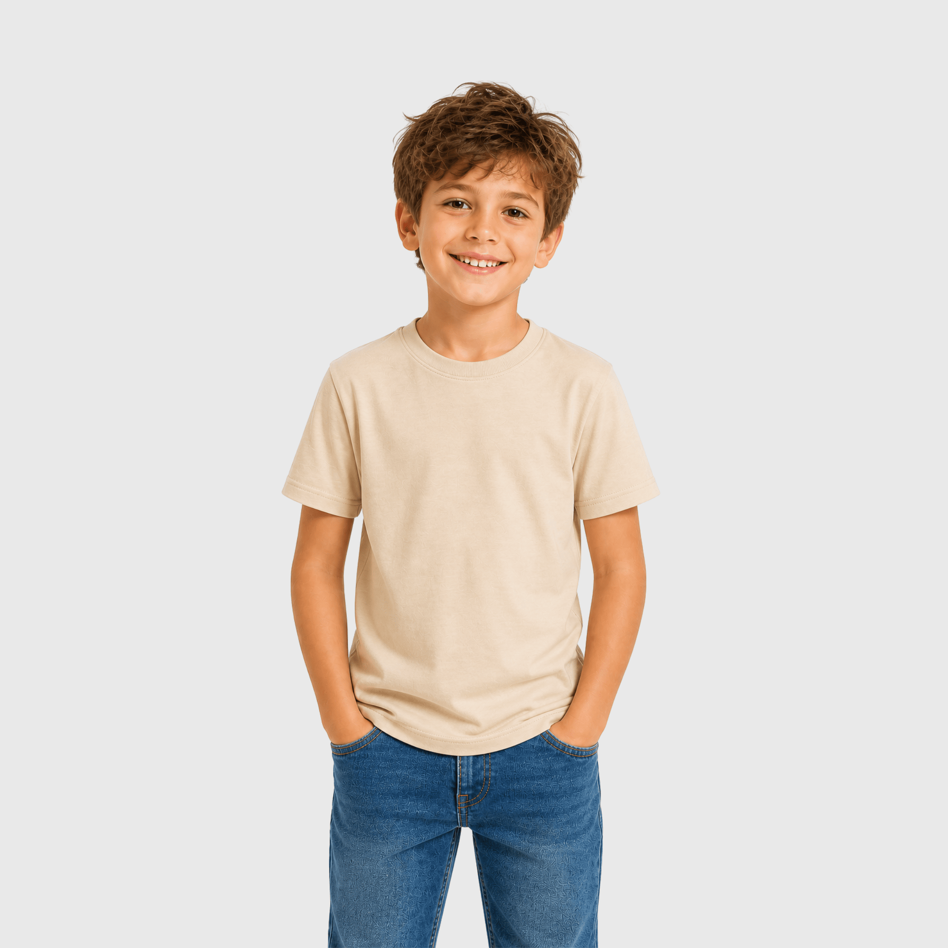 ILTEX Apparel Adult Clothing Tan / Y-XSmall 100% Cotton Unisex Short Sleeve Tees (YOUTH)