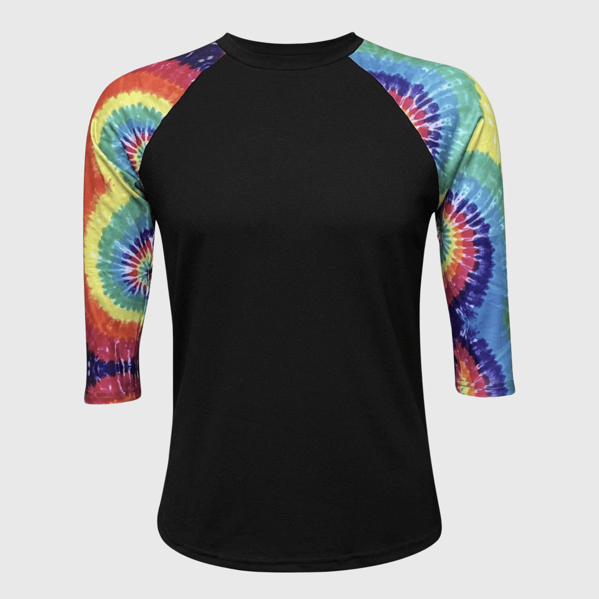 ILTEX Apparel Adult Clothing Tie Dye Neon Black Polyester Top
