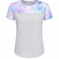 ILTEX Apparel Adult Clothing Tie Dye Pastel Gray Short Sleeve Top