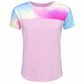 ILTEX Apparel Adult Clothing Tie Dye Pastel Pink Short Sleeve Top