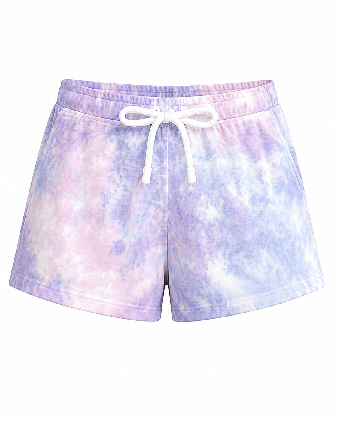 ILTEX Apparel Adult Clothing Tie Dye Shorts Bubble Berry - Adult