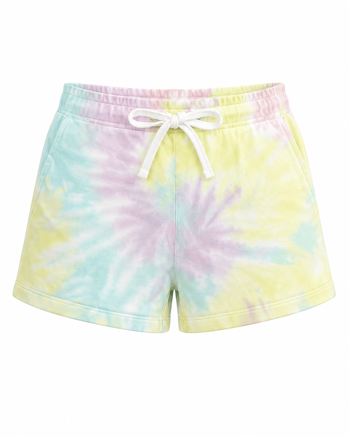 ILTEX Apparel Adult Clothing Tie Dye Shorts Dreamsicle - Adult