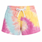 ILTEX Apparel Adult Clothing Tie Dye Shorts Magenta Mint - Adult