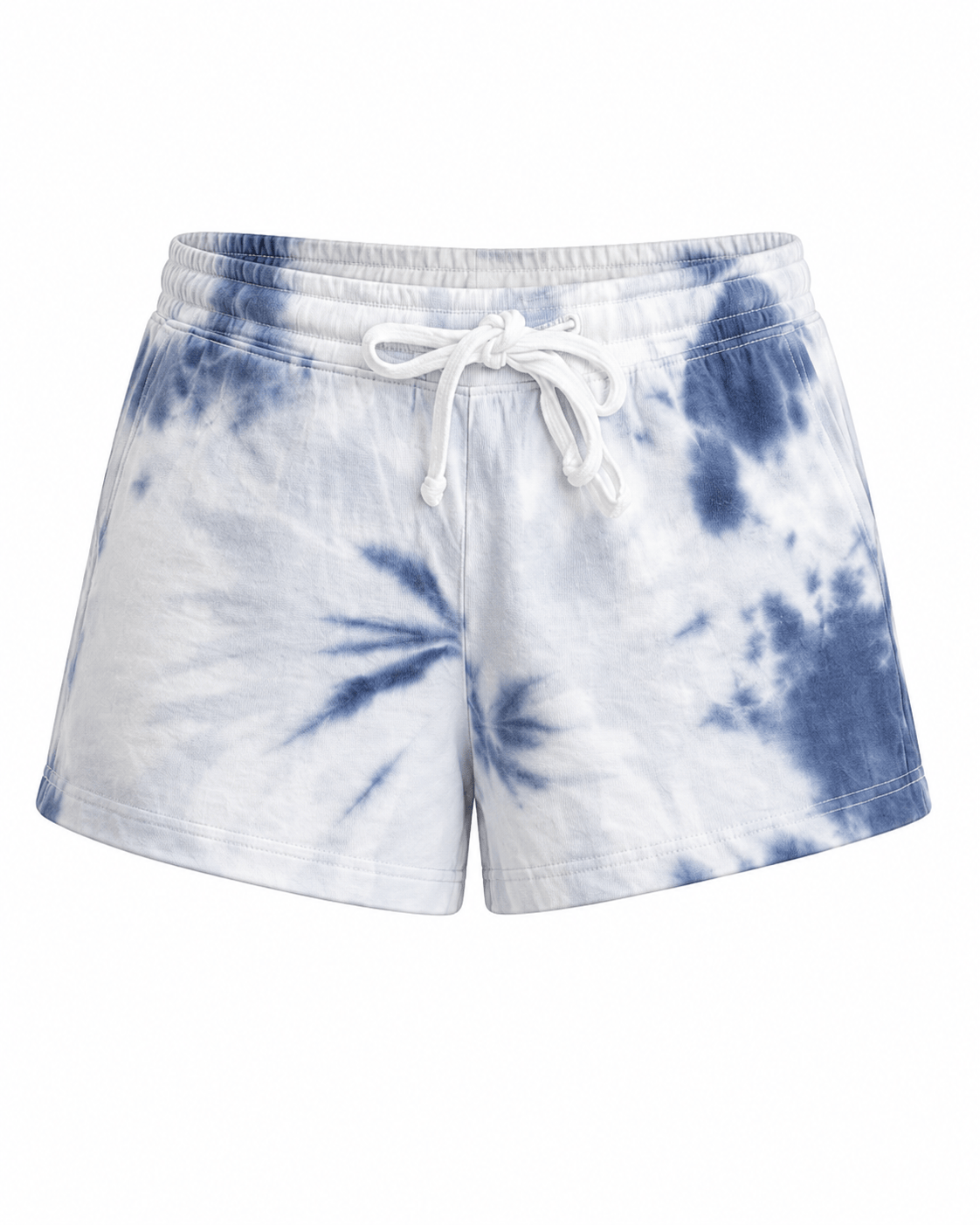 ILTEX Apparel Adult Clothing Tie Dye Shorts Seablue Navy - Adult