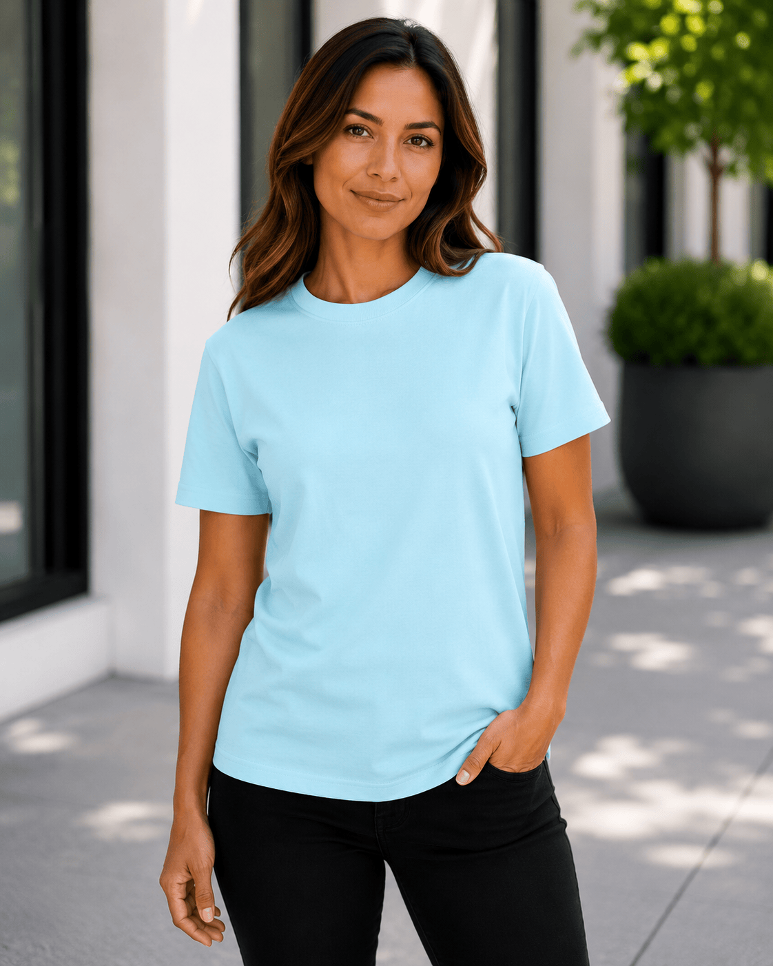 ILTEX Apparel Adult Clothing Tiffany / Small Adult Cotton-Feel Polyester Tee