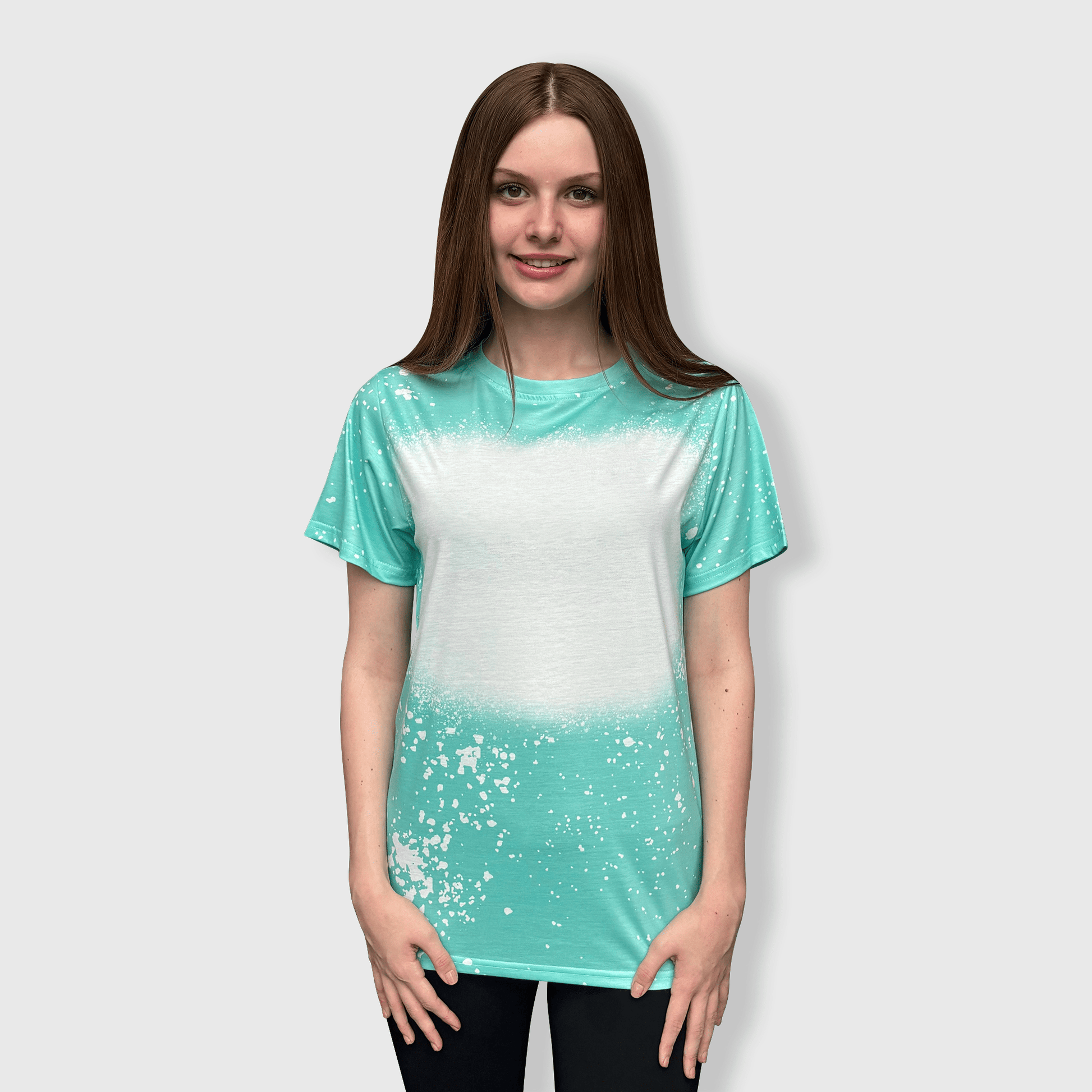 ILTEX Apparel Adult Clothing Tiffany / Small FAUX Bleached Tees - Adult