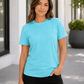 ILTEX Apparel Adult Clothing Turquoise / Small Adult Cotton-Feel Polyester Tee