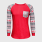 ILTEX Apparel Adult Clothing Ugly Sweater Red Sequin Top