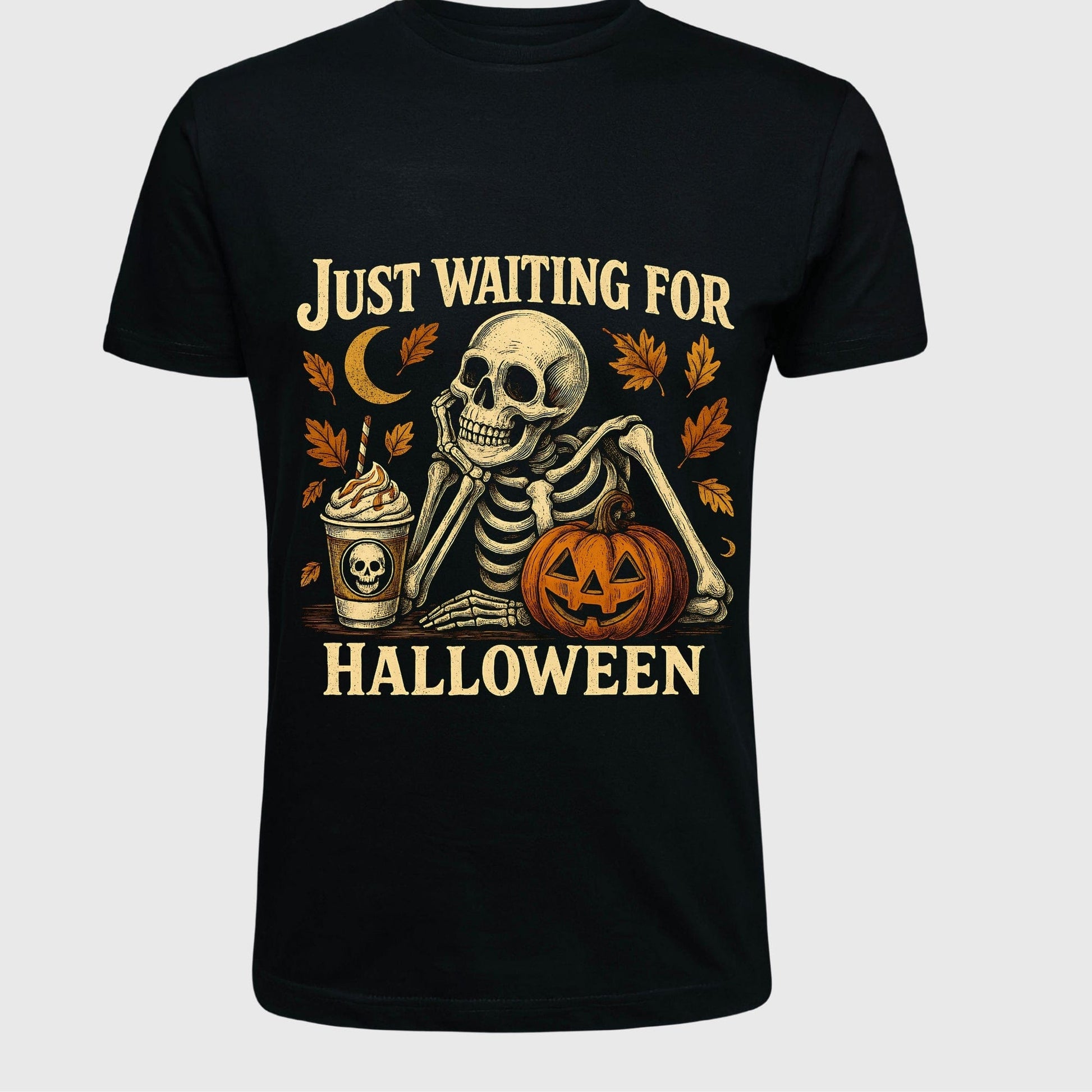 ILTEX Apparel Adult Clothing Waiting For Halloween Tee