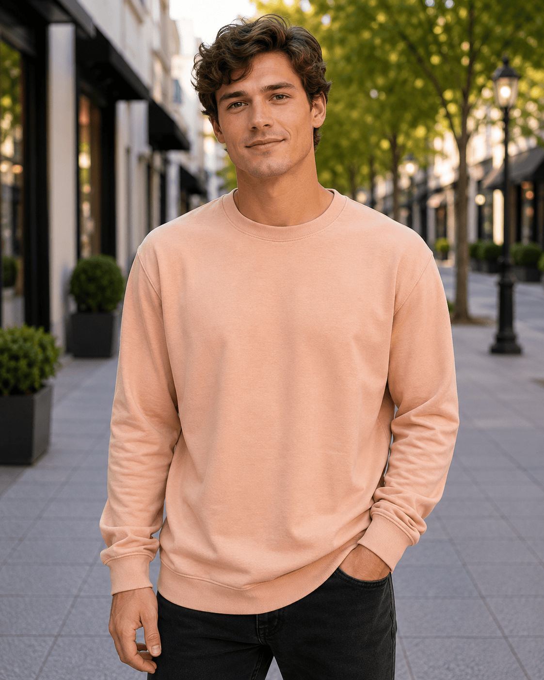 ILTEX Apparel Adult Clothing Wheat / Small Adult Cotton-Feel Polyester Sweatshirt | 17 Colors