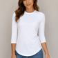 ILTEX Apparel Adult Clothing White/White / Small Baseball Polyester Raglan Tee - White Body
