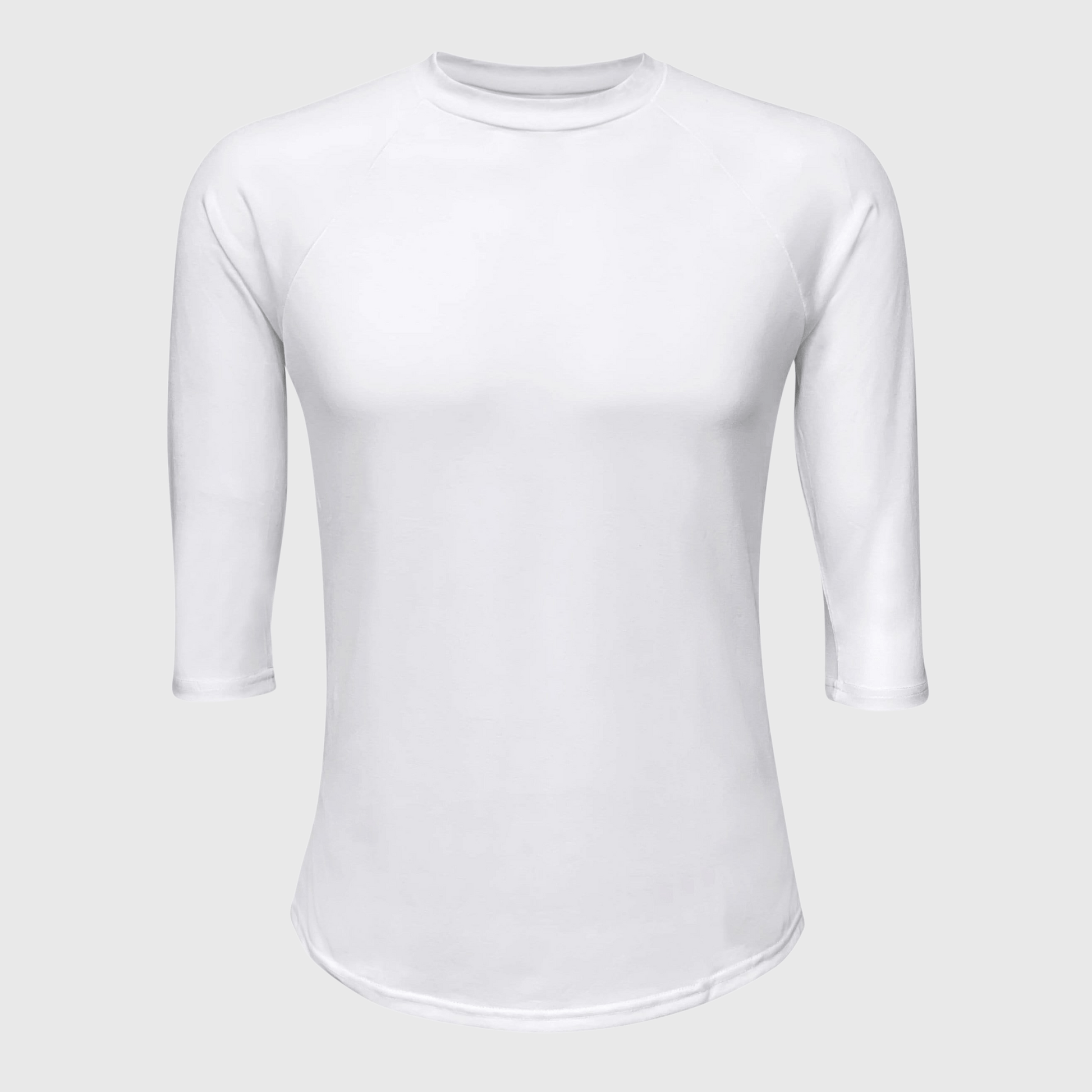 ILTEX Apparel Adult Clothing White/White / Small Baseball Polyester Raglan Tee - White Body