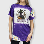 ILTEX Apparel Adult Clothing Witchy Vibes Purple Halloween Tee