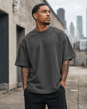 ILTEX Apparel Ash Black / Small Adult Premium 7.7oz Tee | UH77