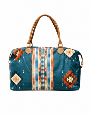 ILTEX Apparel Aztec Navy Weekender Bag