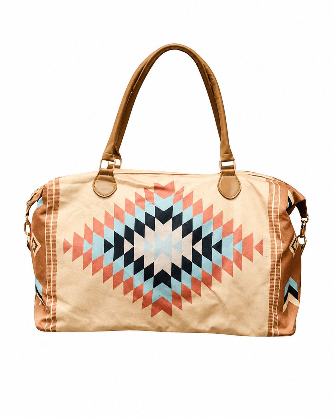 ILTEX Apparel Aztec Tan Weekender Bag