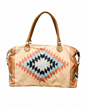 ILTEX Apparel Aztec Tan Weekender Bag