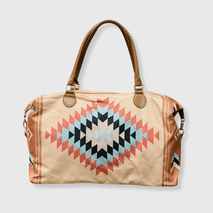 ILTEX Apparel Aztec Tan Weekender Bag