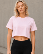 ILTEX Apparel Baby Pink / X-Small Cropped Tee | 4003