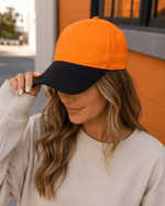 ILTEX Apparel Baseball Cap Orange Navy