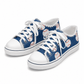 ILTEX Apparel Baseball Denim Lace-up Sneaker Shoes