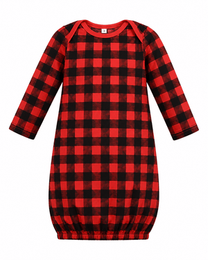 ILTEX Apparel Buffalo Plaid Toddler Gown