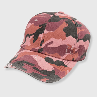 ILTEX Apparel Camo Red Cap