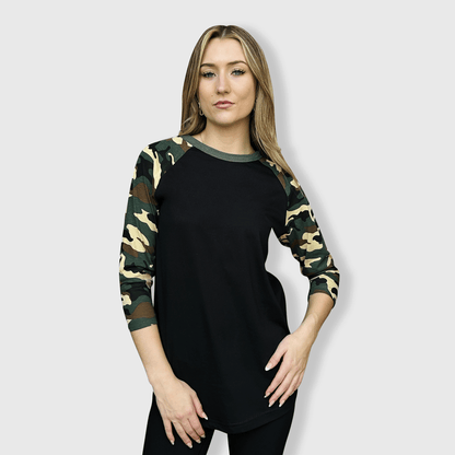 【MUCENT】 JUG CAMO RAGLAN HALF T UNISEX /追跡付 セール】【日本未発売/WEB限定】MUCENT(ムセント)/迷彩 カモフラ