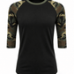 ILTEX Apparel Camouflage Raglan Camouflage Raglan Black/Camo
