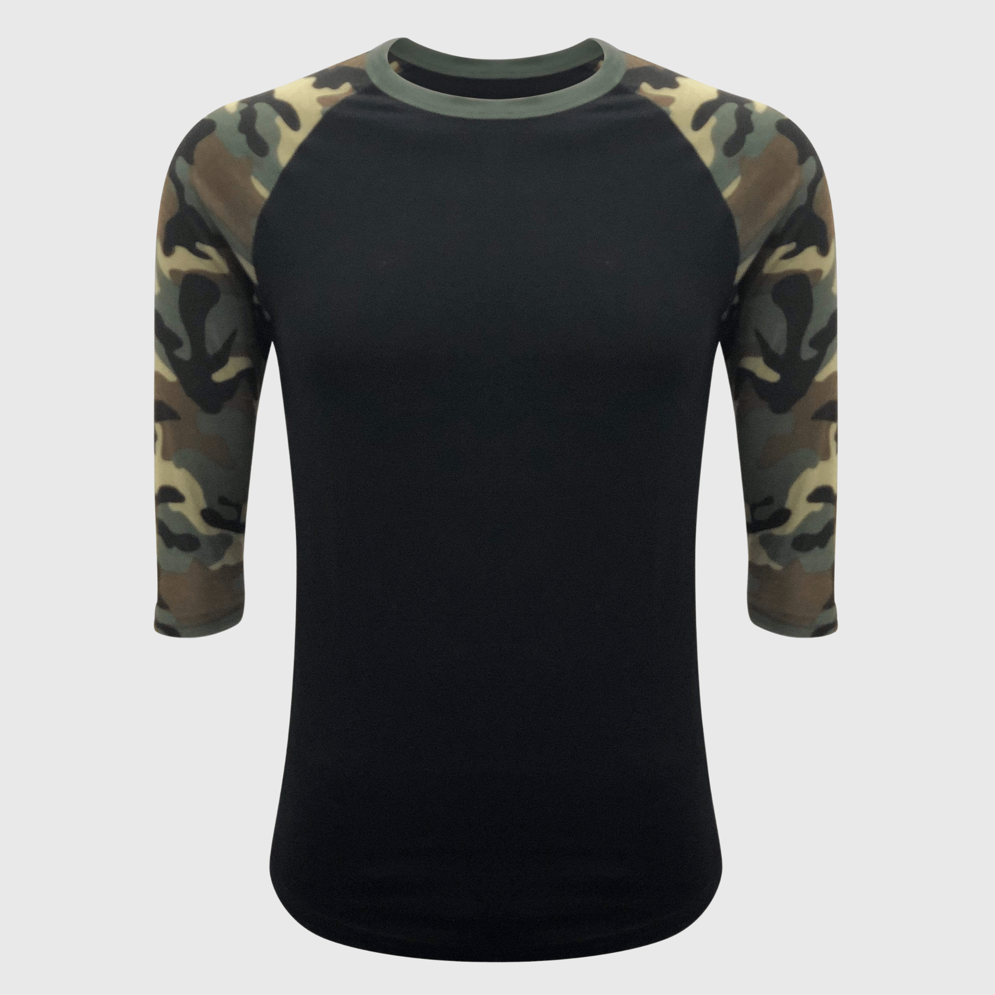 Camouflage Raglan Black/Camo | ILTEX Apparel